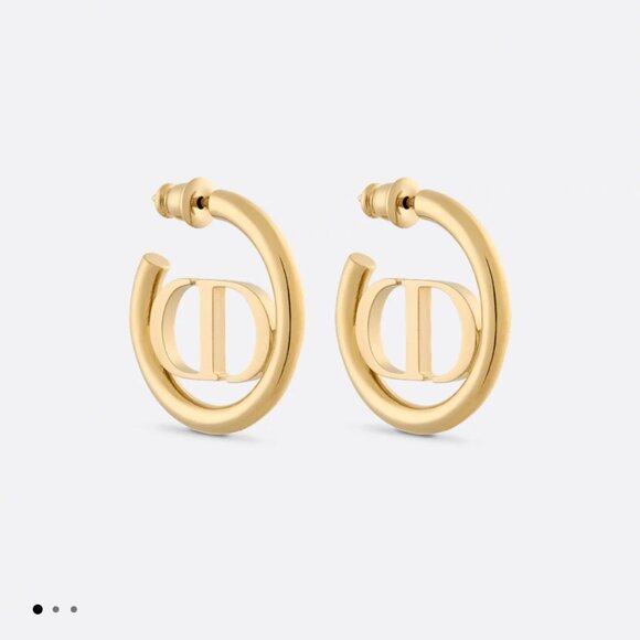 Dior Authentic 30 Montaigne Earrings Gold - Picture 7 of 7